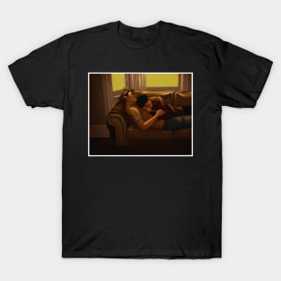 Nick and Charlie - Heartstopper - couch T-Shirt